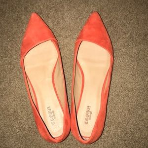 Crown Vintage orange flats. Worn once.